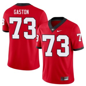 Men's Juan Gaston #73 Bulldog Nation Red Limited Jersey 467764-144