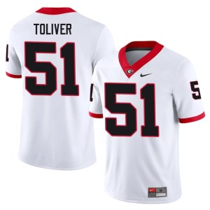 Men's Official DGDs Malachi Toliver #51 White Jerseys 777237-464