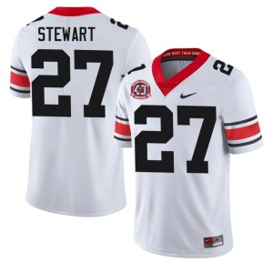 Mens Football #27 Blake Stewart DGDs 1980 National Champions 40th Anniversary White Jerseys 886737-591