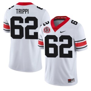 Men's 1980 National Champions 40th Anniversary White #62 Charley Trippi 2026-27 Bulldog Nation Jerseys 790868-551