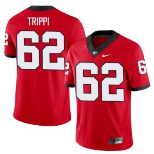 Men's Charley Trippi #62 Red Alumni University of Georgia Jersey 182171-197