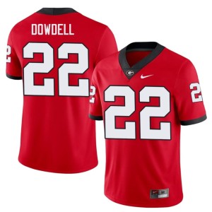 Men's #22 Red Dante Dowdell Damn Good Dawgs University Jersey 974502-133