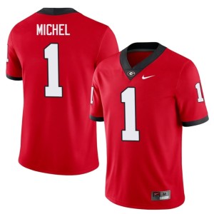 Mens #1 Sony Michel Game Red Dawgs Jerseys 394013-373