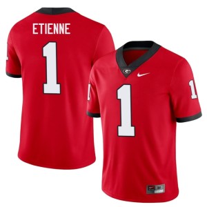 Mens Trevor Etienne #1 Alumni Red Georgia Bulldogs Jerseys 768251-668