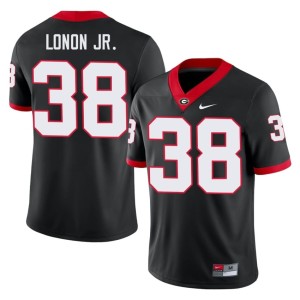 Men AJ Lonon Jr. Black Bulldog Nation #38 NCAA Jersey 661736-306