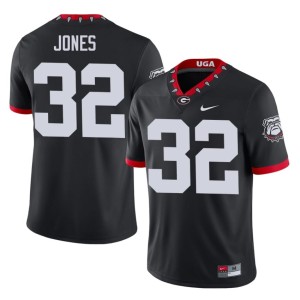 Mens Black Cash Jones DGDs #32 Mascot 100th Anniversary Player Jerseys 421998-337