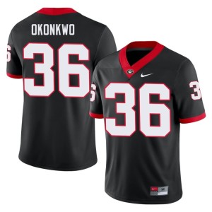 Mens Daniel Okonkwo Official #36 Dawgs Black Jersey 921735-906