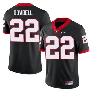 Men Dante Dowdell Alumni University of Georgia #22 Black Jerseys 646636-664