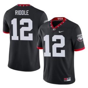 Men Black 2026-27 Mascot 100th Anniversary Dawgs #12 Ja'Marley Riddle Jerseys 531338-783