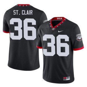 Men Black Damn Good Dawgs Jackson St. Clair NCAA #36 Mascot 100th Anniversary Jersey 966731-178