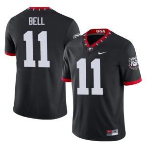 Men Damn Good Dawgs Official Jeremy Bell Mascot 100th Anniversary #11 Black Jersey 208113-574