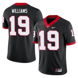 Mens Bulldog Nation #19 Justin Williams Black Alumni Jerseys 767722-355