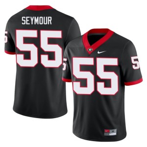Mens High School Damn Good Dawgs London Seymour Black #55 Jersey 366235-844