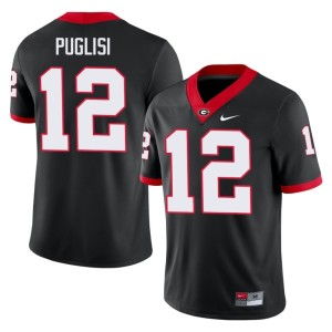 Mens Black Ryan Puglisi Go Dawgs 2026 #12 Jerseys 532416-761