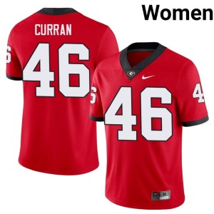 Womens Game Dawgs Red Danny Curran #46 Jerseys 828326-201
