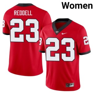 Women's Red #23 Jaden Reddell Bulldog Nation High School Jerseys 923866-254