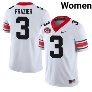 Women's Damn Good Dawgs Nate Frazier 2026 1980 National Champions 40th Anniversary White #3 Jerseys 554467-596