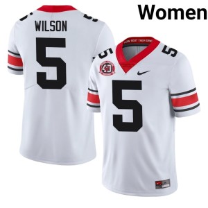 Women Georgia Bulldogs Raylen Wilson 2026-27 #5 White 1980 National Champions 40th Anniversary Jersey 947941-604