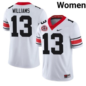 Women Player White Georgia #13 1980 National Champions 40th Anniversary Tyler J. Williams Jerseys 804004-621
