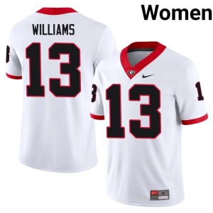 Women Tyler J. Williams Limited #13 White Bulldog Nation Jerseys 833929-842