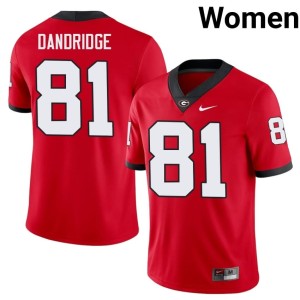 Women's Red DGDs #81 Embroidery Craig Dandridge Jersey 566975-979