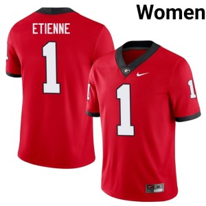 Women's Damn Good Dawgs #1 Limited Red Trevor Etienne Jersey 879739-457