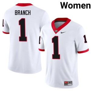 Women's Embroidery Zachariah Branch #1 White DGDs Jersey 703671-202