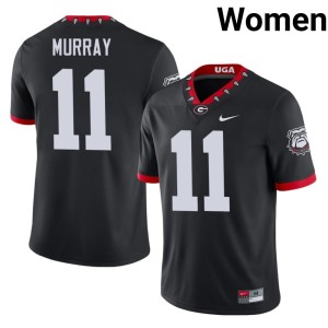 Women Aaron Murray University of Georgia Mascot 100th Anniversary #11 Black 2026-27 Jerseys 122449-120