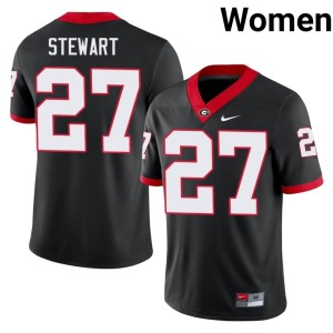 Women Stitched Black #27 Damn Good Dawgs Blake Stewart Jersey 863578-705
