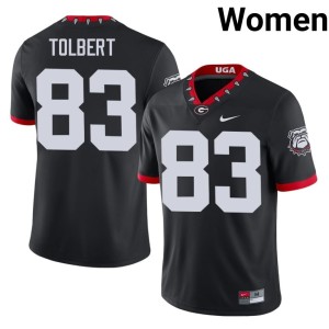 Womens Black #83 Brody Tolbert Football DGDs Mascot 100th Anniversary Jerseys 549839-292