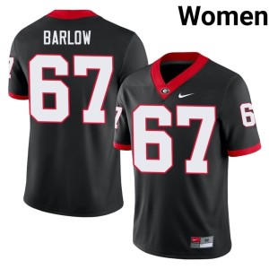 Women's #67 Clinton Barlow Player Black Damn Good Dawgs Jerseys 823809-910