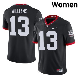 Women's Black Go Dawgs 2026-27 Mascot 100th Anniversary Tyler J. Williams #13 Jersey 601149-243