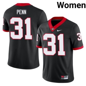 Women's Go Dawgs #31 High School Wade Penn Black Jersey 211924-422