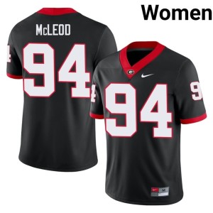 Women Damn Good Dawgs #94 Game Black Xzavier McLeod Jerseys 564838-101