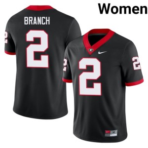 Women Zion Branch DGDs #2 Black Stitched Jersey 828184-801