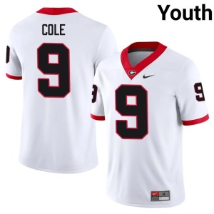 Youth Game #9 Chris Cole Damn Good Dawgs White Jerseys 857165-670