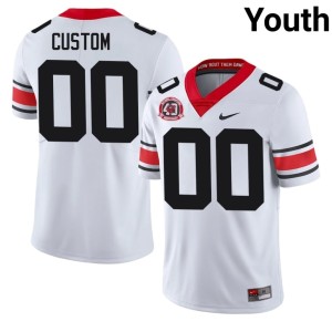 Youth White #00 Custom Damn Good Dawgs 1980 National Champions 40th Anniversary 2026-27 Jersey 752863-650