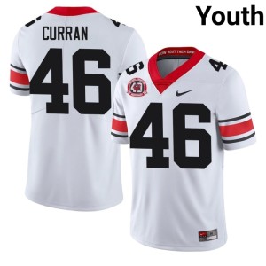 Youth White Georgia 1980 National Champions 40th Anniversary Player Danny Curran #46 Jersey 709021-126
