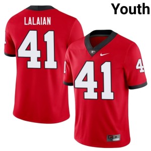 Youth Red Dawgs College #41 David Lalaian Jersey 997000-499