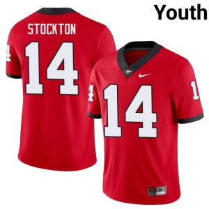 Youth Gunner Stockton College Red Georgia #14 Jerseys 679795-771