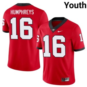 Youth London Humphreys Red UGA Bulldogs Limited #16 Jerseys 211495-640