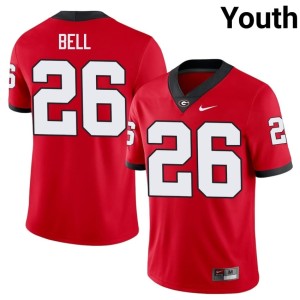Youth Micah Bell Red #26 Go Dawgs Replica Jerseys 943264-714
