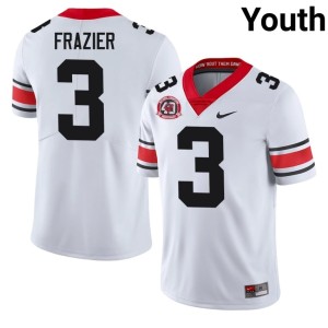 Youth Damn Good Dawgs Nate Frazier #3 1980 National Champions 40th Anniversary White Game Jersey 487816-473