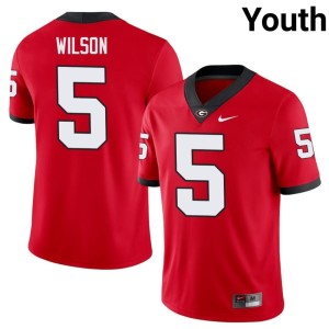 Youth Red Raylen Wilson Georgia Bulldogs #5 University Jerseys 594044-573