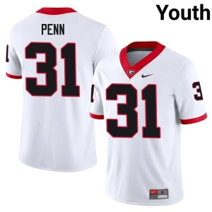 Youth White NCAA #31 Wade Penn DGDs Jersey 314271-682