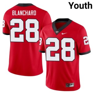 Youth Walter Blanchard Limited University of Georgia Red #28 Jerseys 162312-472