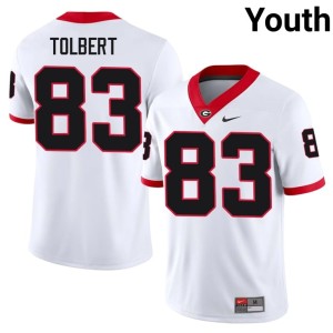 Youth White Damn Good Dawgs Brody Tolbert Limited #83 Jersey 853446-422