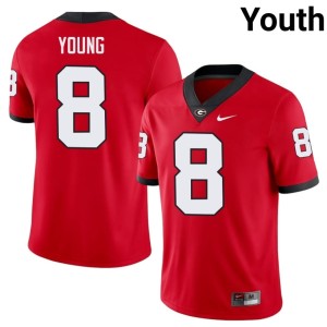 Youth #8 Red Colbie Young 2026 Bulldog Nation Jersey 870164-247