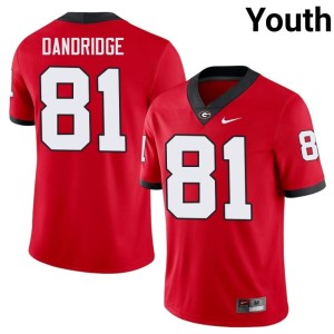 Youth 2026-27 Craig Dandridge Red University of Georgia #81 Jersey 129948-116