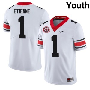 Youth University of Georgia University 1980 National Champions 40th Anniversary White #1 Trevor Etienne Jersey 691729-274